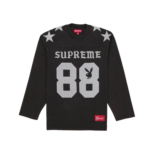 Supreme Playboy L/S Football Top Black