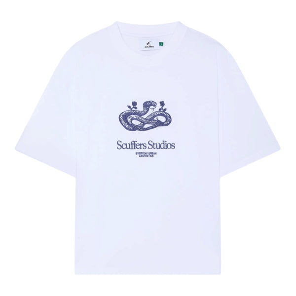 T-Shirt Scuffers Snake White