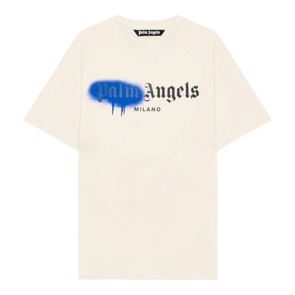 T-Shirt Palm Angels Spray City Milan Cream