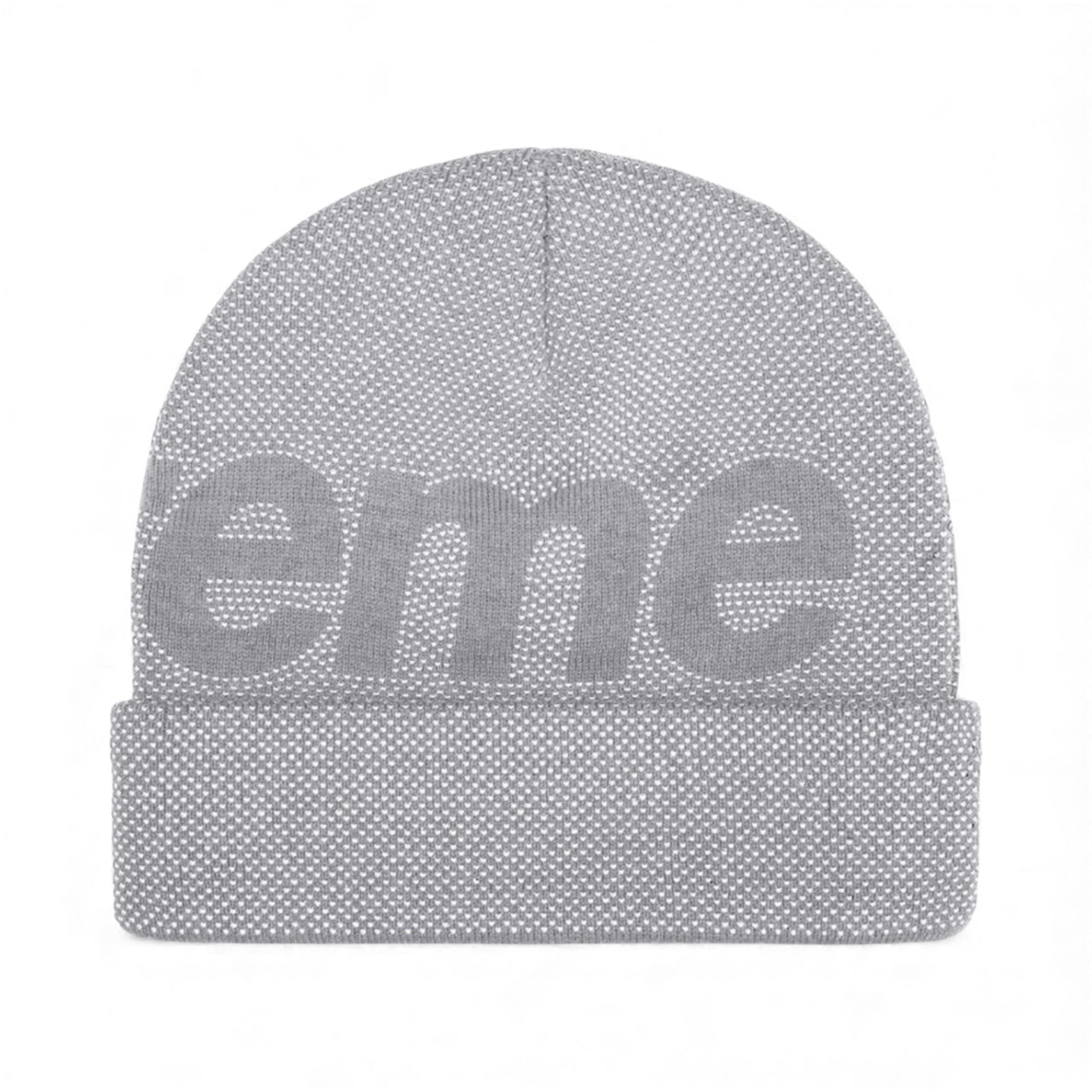 Próximamente - Supreme Studded Knockout Big Logo Beanie Heather Grey