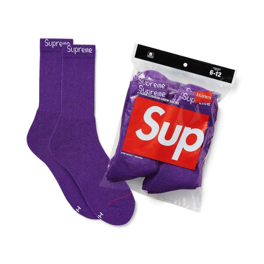 Próximamente - Supreme Hanes Socks Purple (PAR)