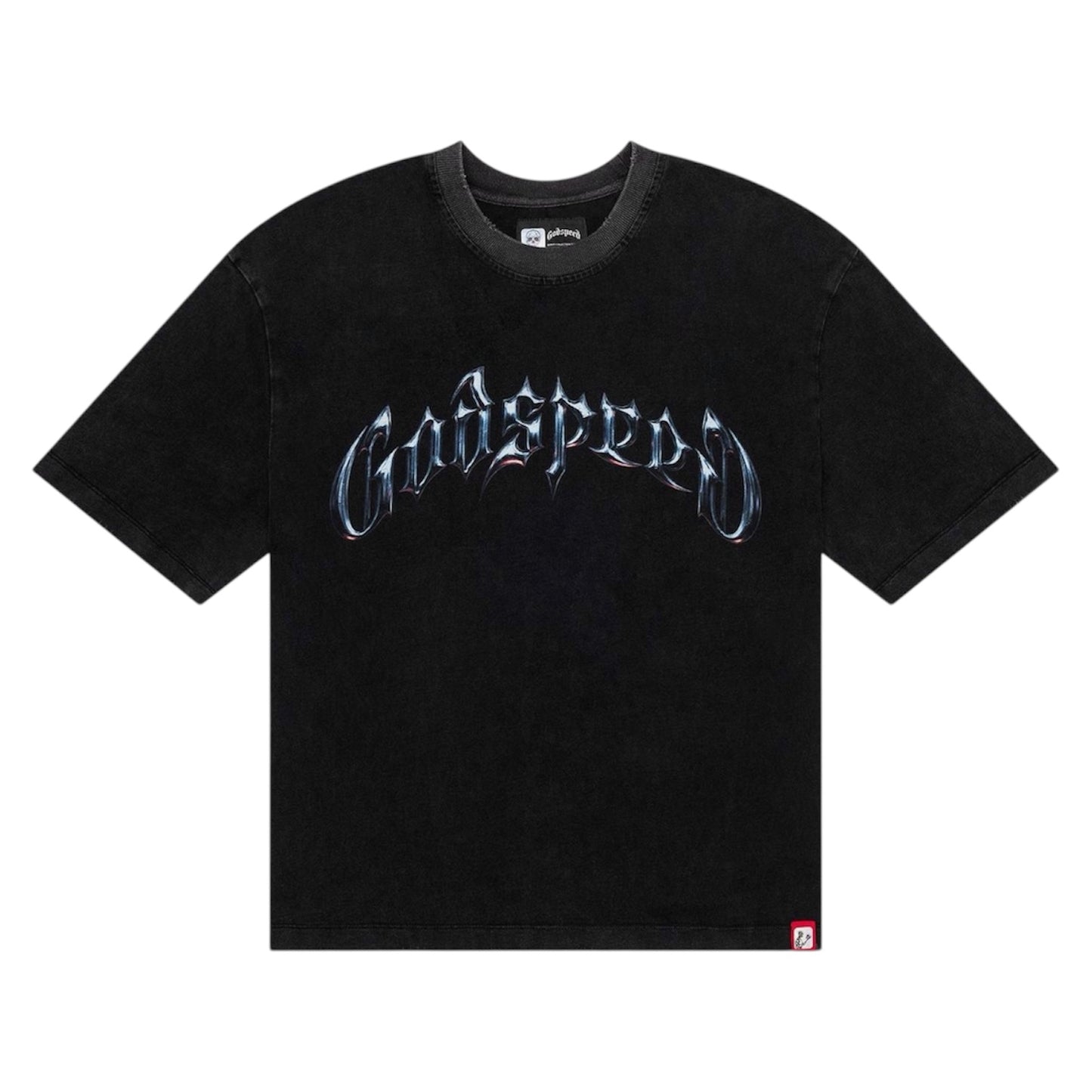 T-Shirt Godspeed Symmetrical Logo Black Wash Boom326