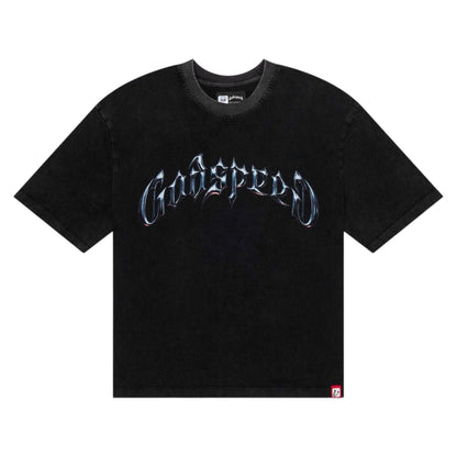 T-Shirt Godspeed Symmetrical Logo Black Wash Boom326