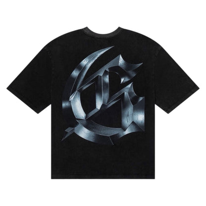 T-Shirt Godspeed Symmetrical Logo Black Wash Boom326