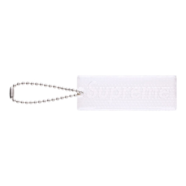 Supreme Reflective Keychain White