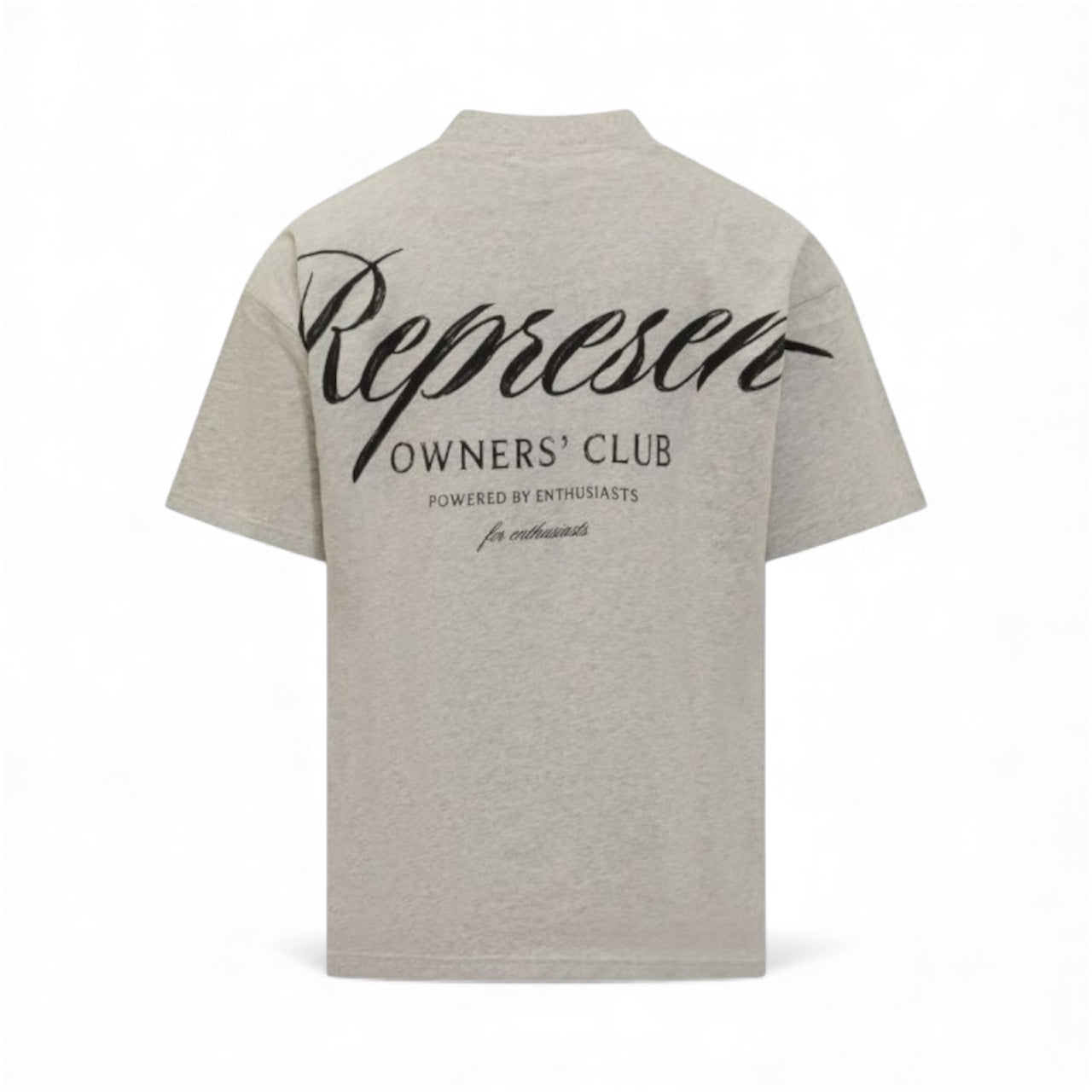 Represent Owners Club Script Grey Tee