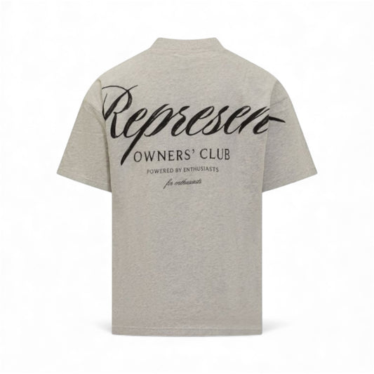 Represent Owners Club Script Grey Tee