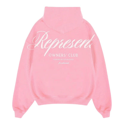 Represent Owners Club Script Hoodie - Pink