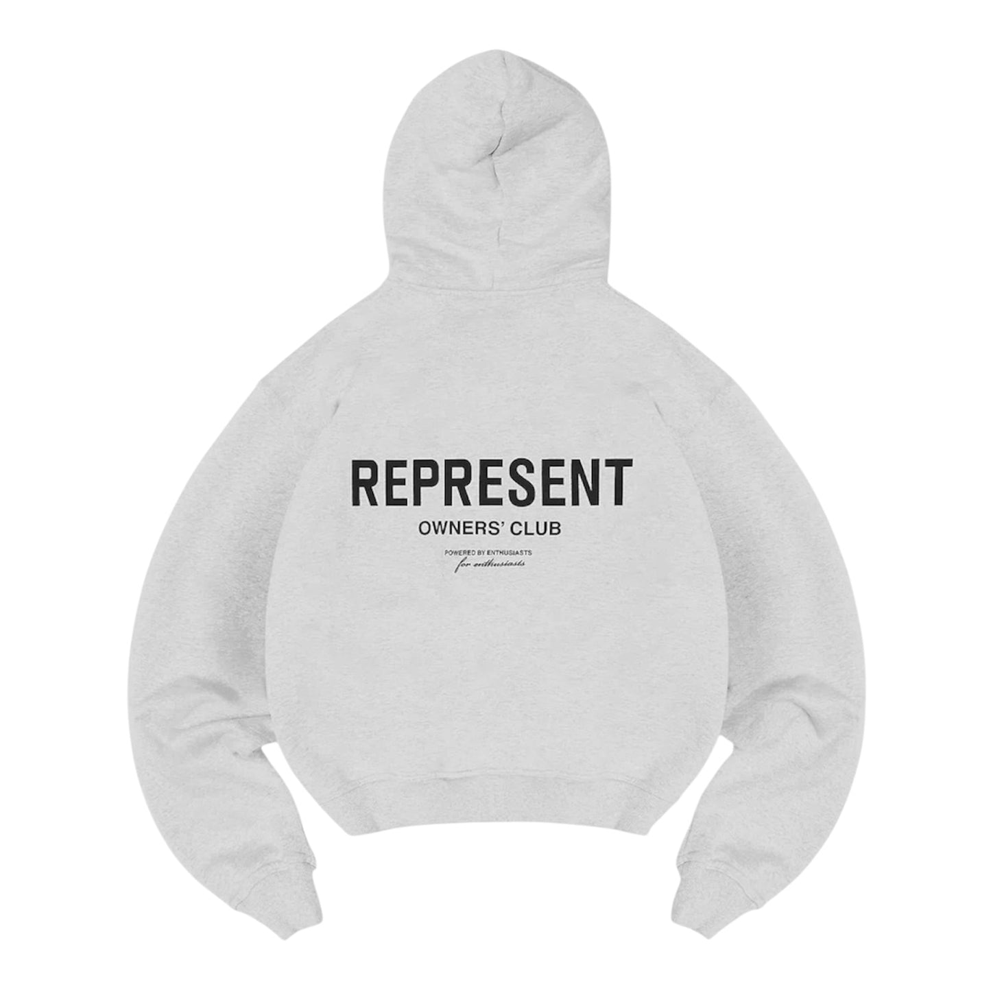 Represent Owners Club Zip Hoodie - Ash Grey