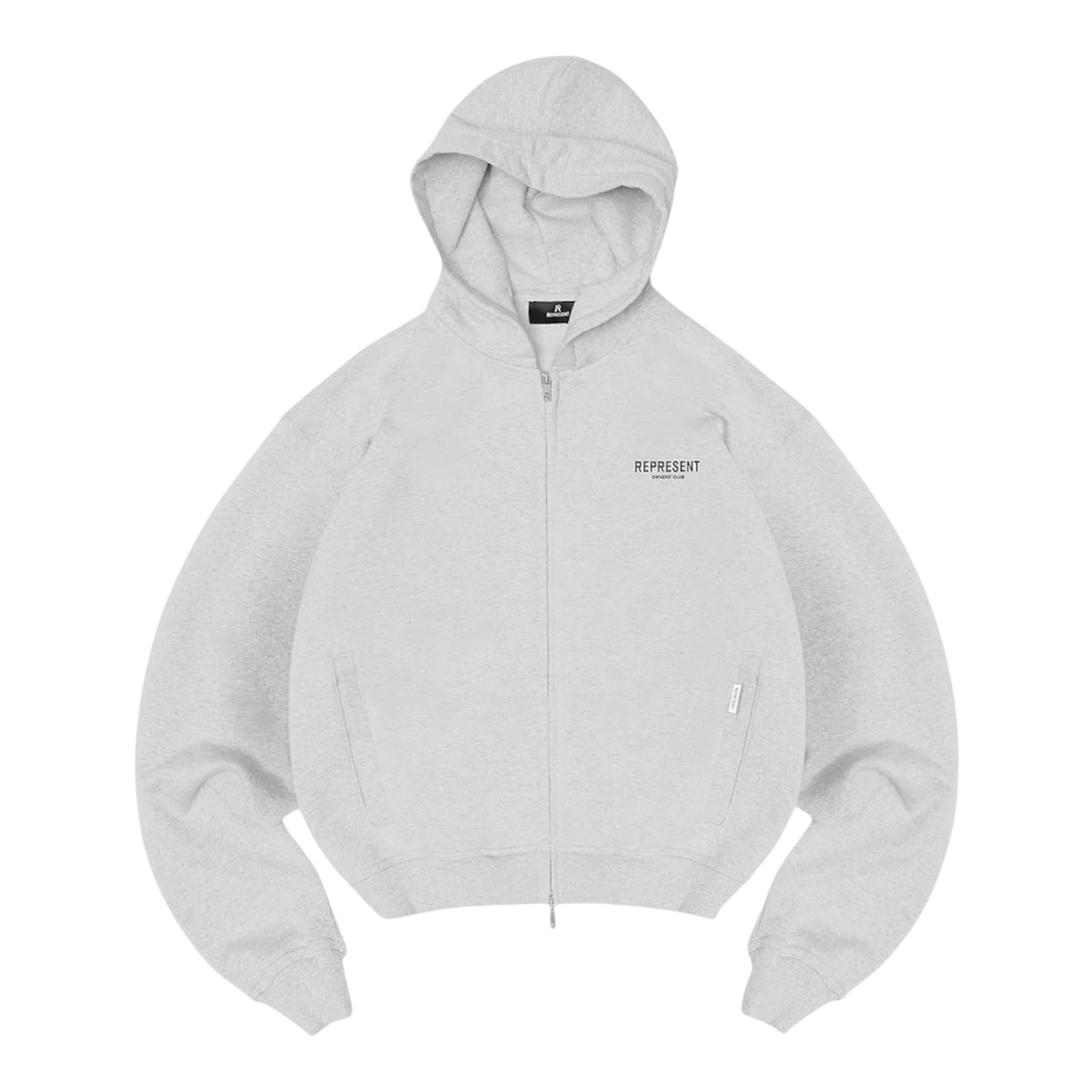 Represent Owners Club Zip Hoodie - Ash Grey — 2
