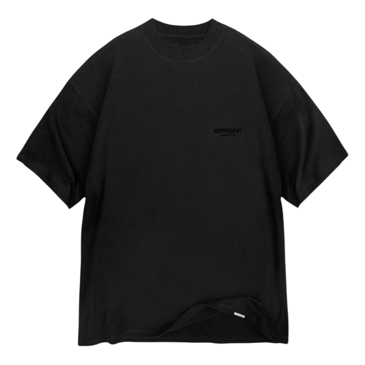 Represent Owners Club Flocked T-Shirt - Black