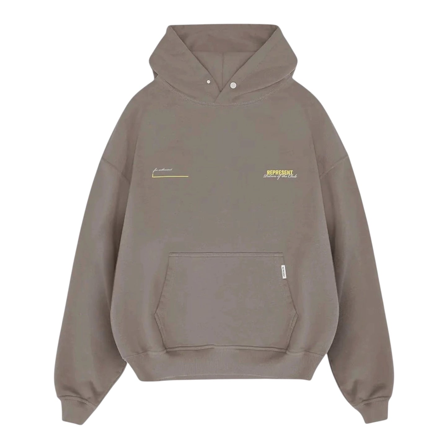 Represent Patron Of The Club Hoodie - Washed Olive