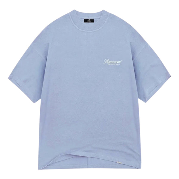 Represent Owners Club Script T-Shirt - Dusty Blue