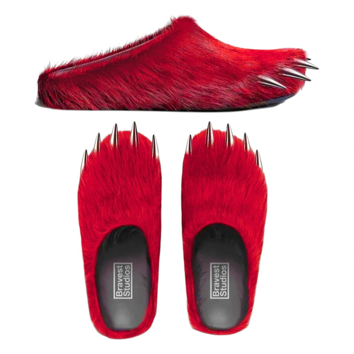Bear Claw Mules Red