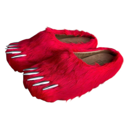 Bear Claw Mules Red