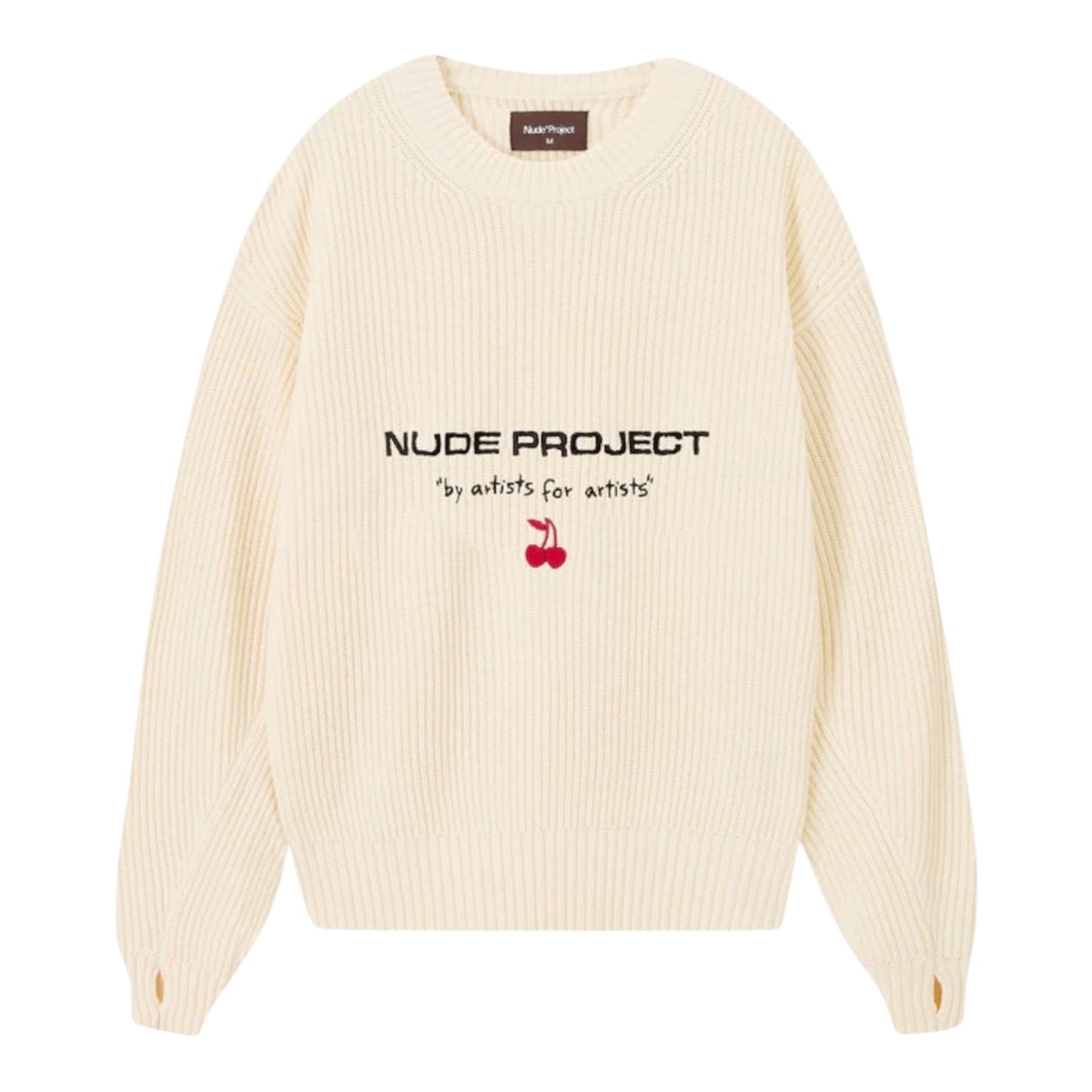 Nude Project Jersey Wavy Blanco Crema