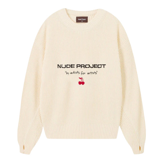 Nude Project Jersey Wavy Blanco Crema