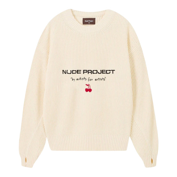 Nude Project Jersey Wavy Blanco Crema