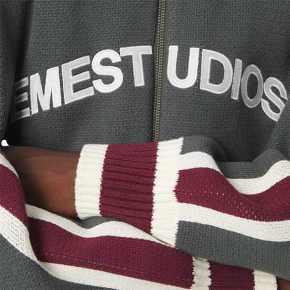 Eme Studios Echellor Forest Zipper Knit
