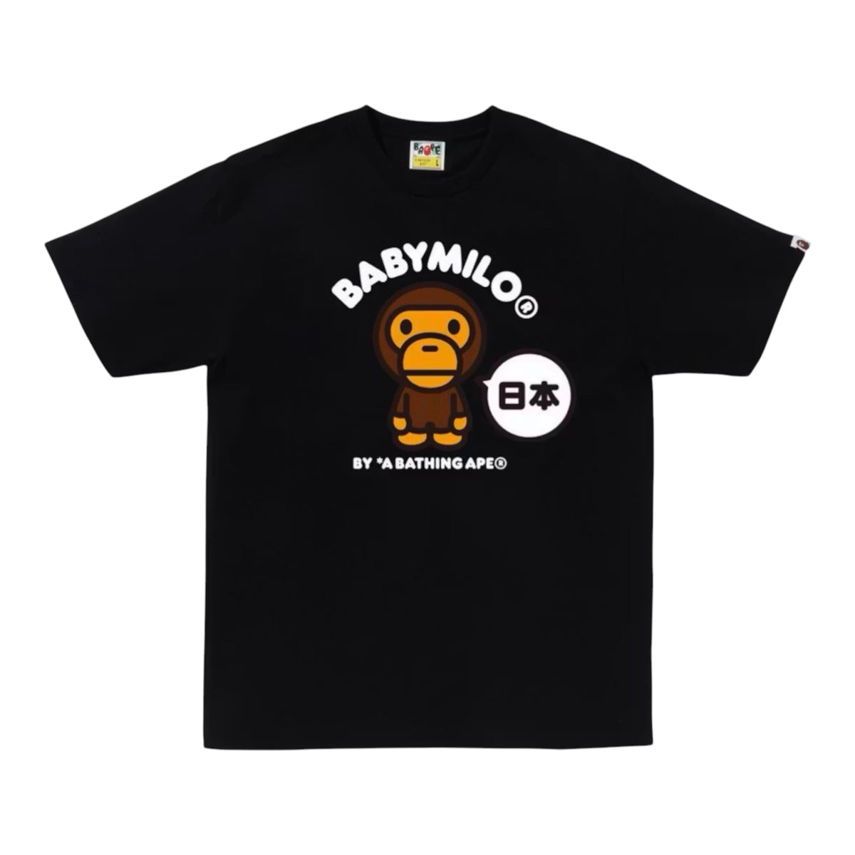 T-Shirt Bape Japan Baby Milo II (SS25) Black