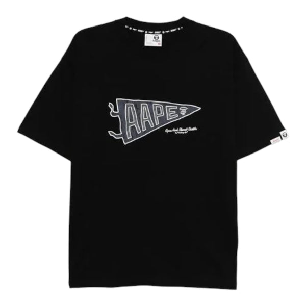 T-Shirt Aape By A Bathing Ape Graphic-Print Black