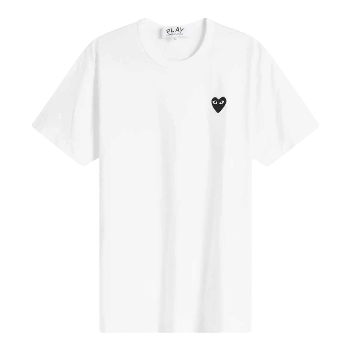 Comme Des Garçons Play Basic Logo T-Shirt White