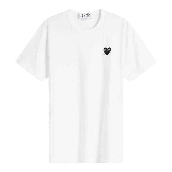 Comme Des Garçons Play Basic Logo T-Shirt White