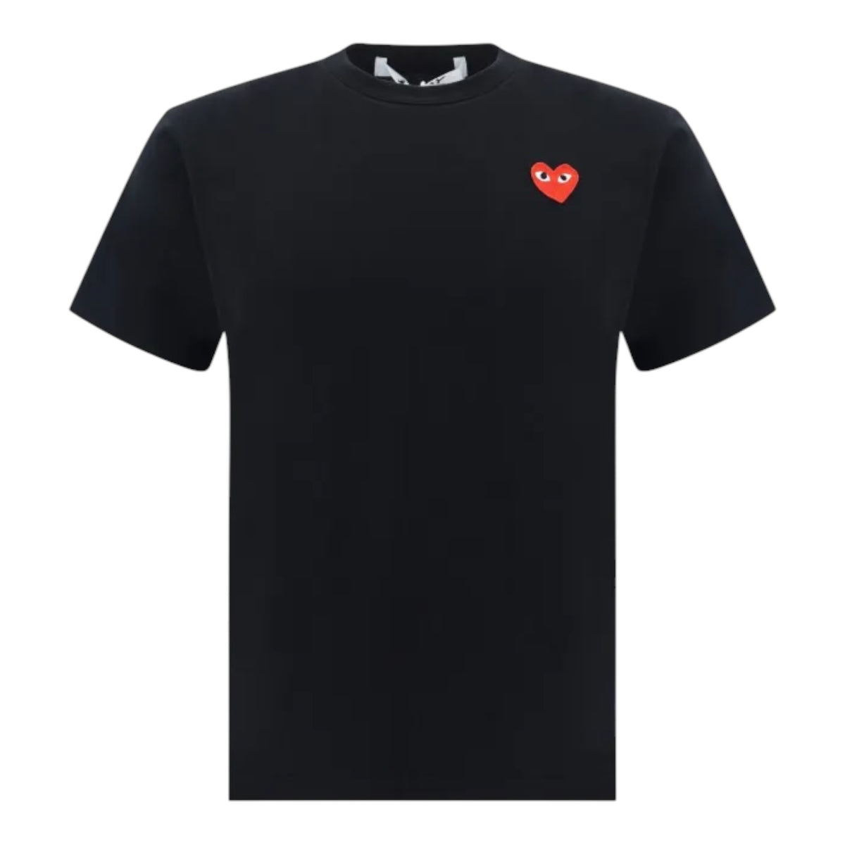 Comme Des Garçons Play Basic Logo T-Shirt Black
