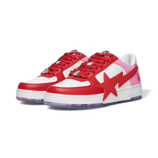 A Bathing Ape Bape Sta OS White Pink Red