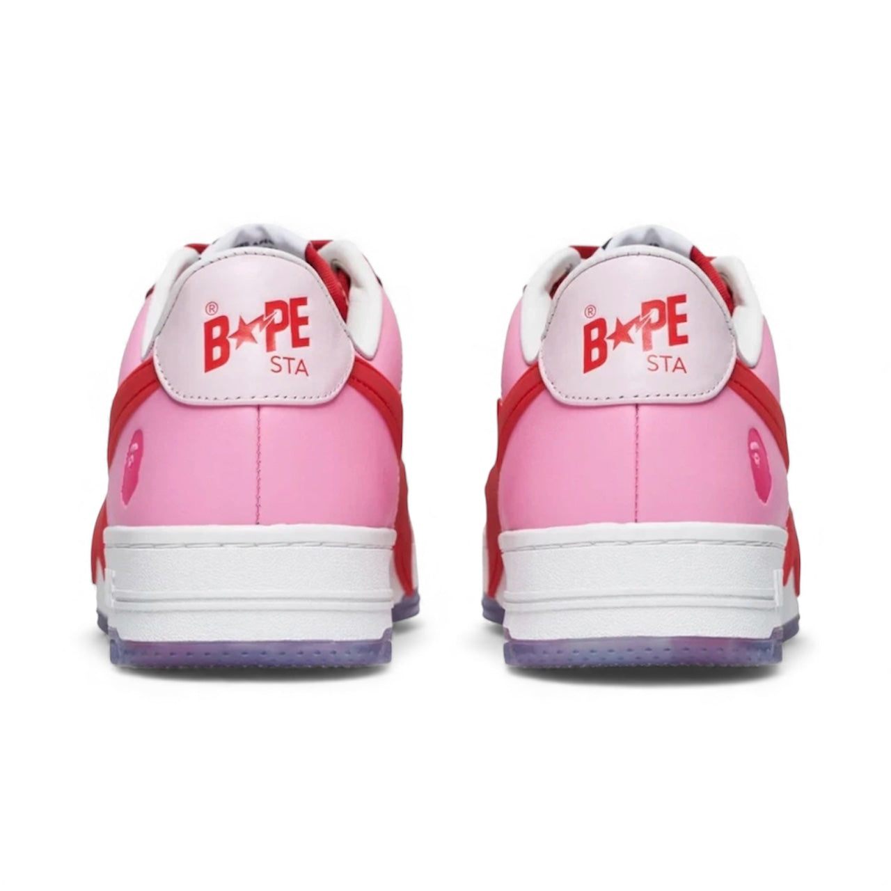 A Bathing Ape Bape Sta OS White Pink Red