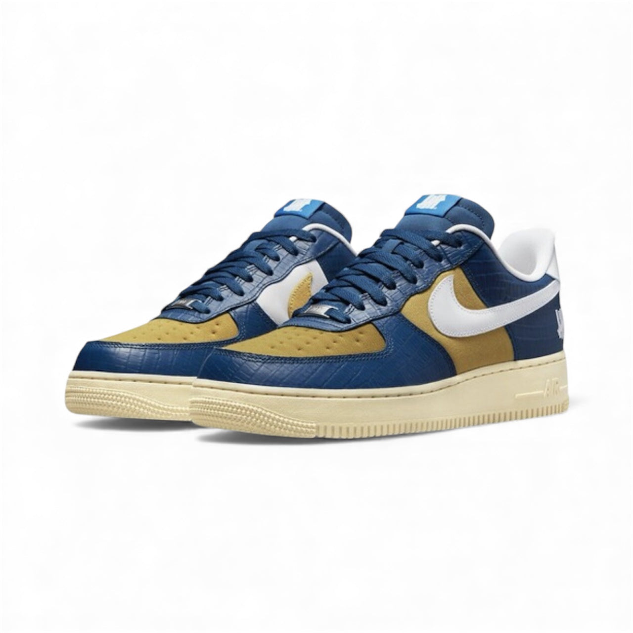 Nike Air Force 1 Low SP Undefeated 5 On It Blue Yellow Croc