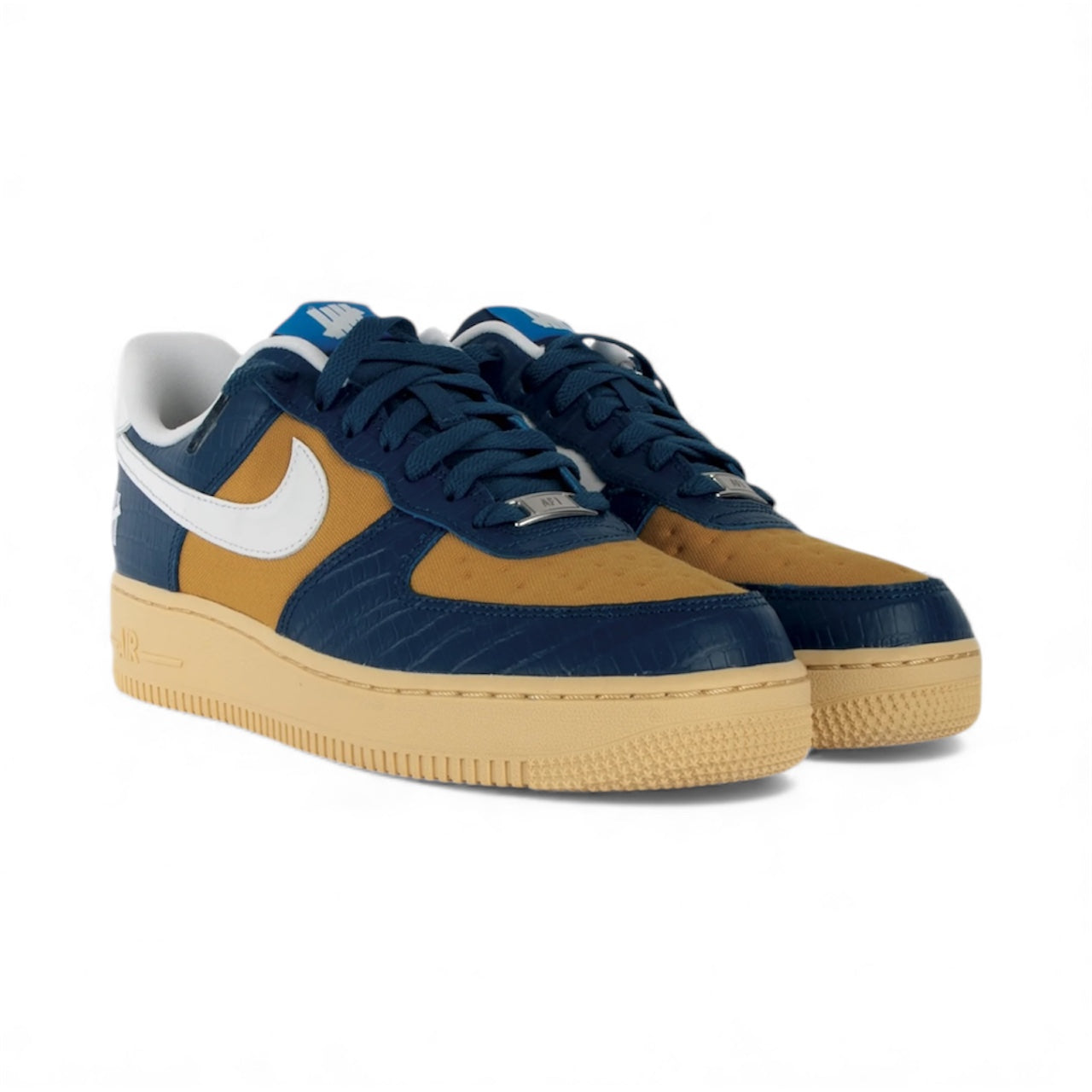 Nike Air Force 1 Low SP Undefeated 5 On It Blue Yellow Croc