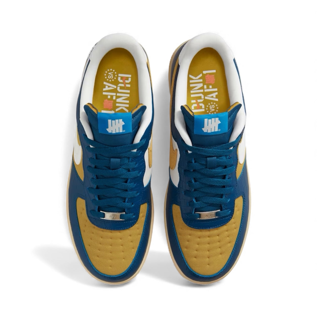 Nike Air Force 1 Low SP Undefeated 5 On It Blue Yellow Croc