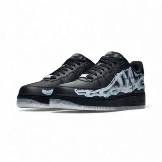 Nike Air Force 1 Low Black Skeleton Halloween (2019)