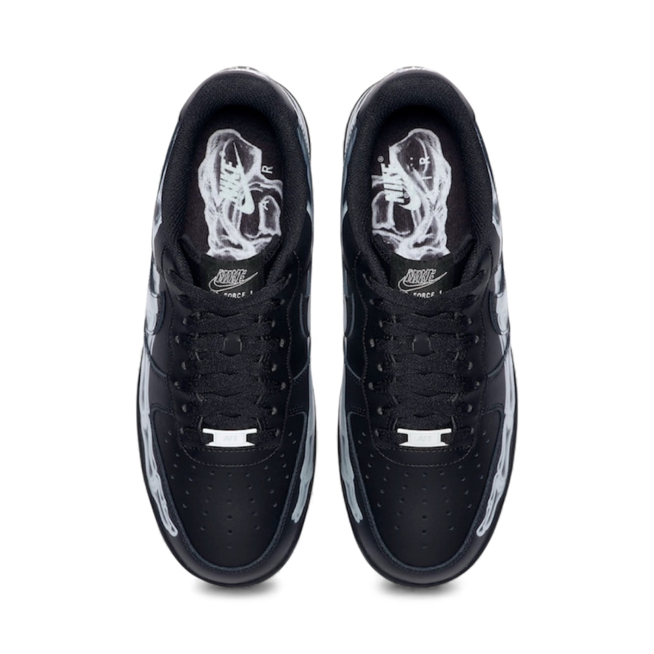 Nike Air Force 1 Low Black Skeleton Halloween (2019)