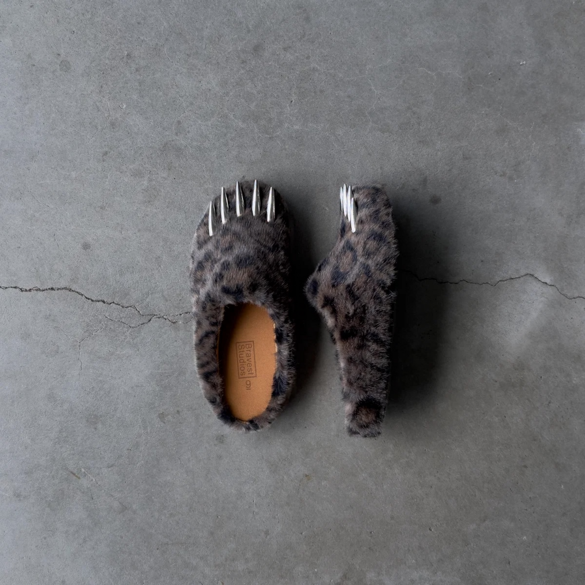 Bravest Studios Bear Claw Mules Dark Leopard — 2