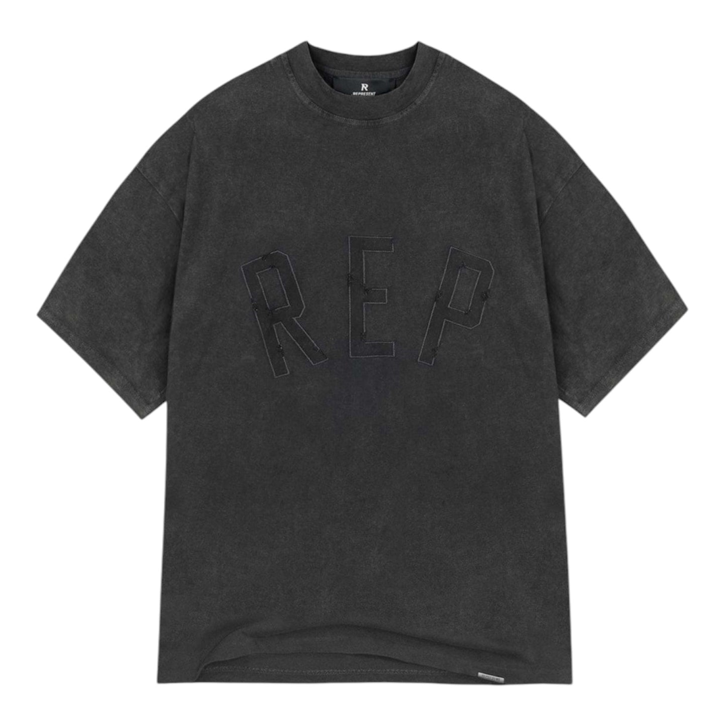 Represent Rep Applique T-Shirt Vintage Black