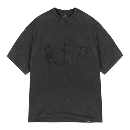 Represent Rep Applique T-Shirt Vintage Black