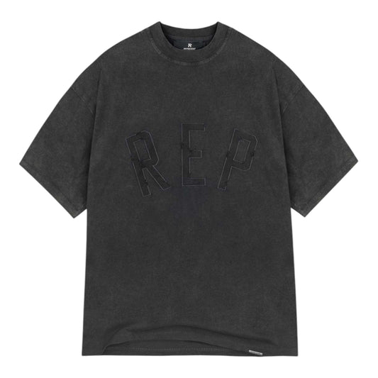 Represent Rep Applique T-Shirt Vintage Black