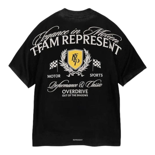 Represent Crest T-Shirt Vintage Black