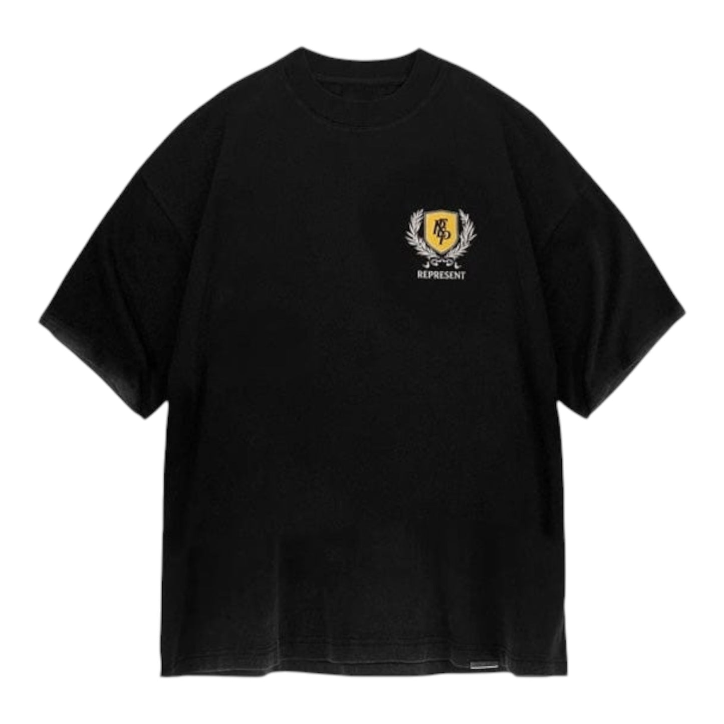 Represent Crest T-Shirt Vintage Black