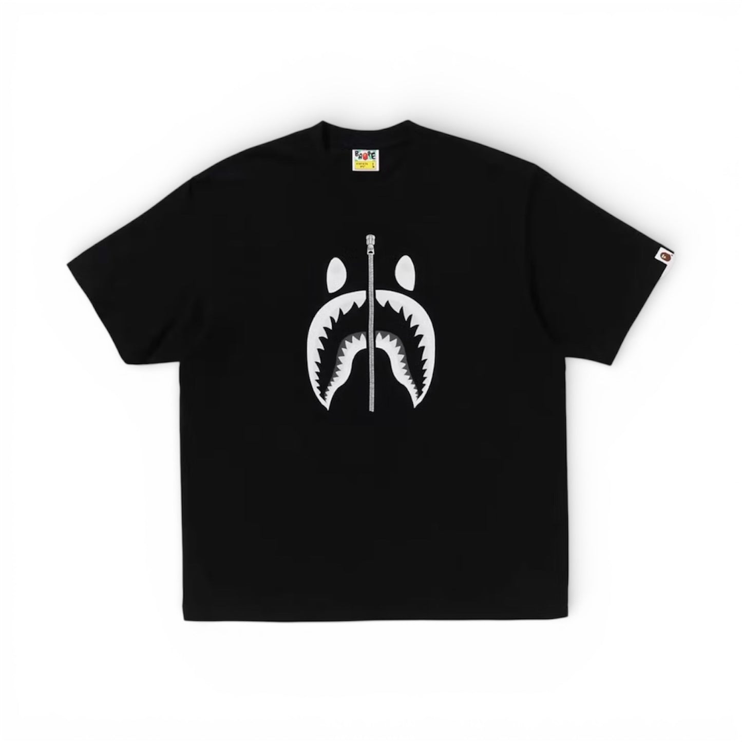 T-Shirt Bape Black Shark #1