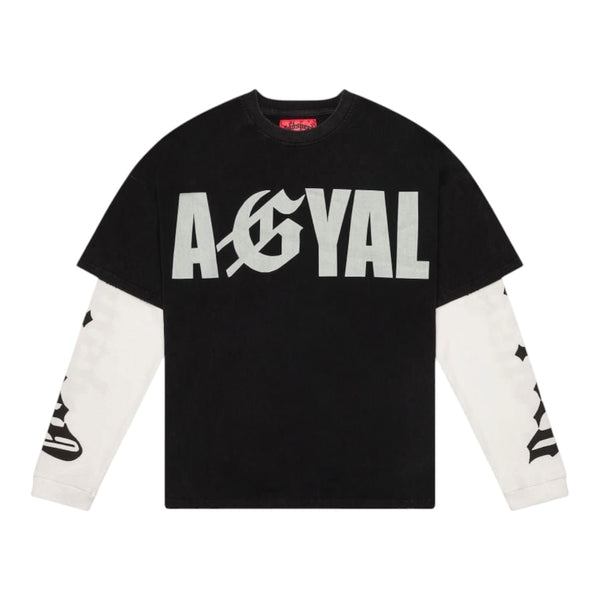 Long Sleeve Layered Godspeed Agyal Black Wash
