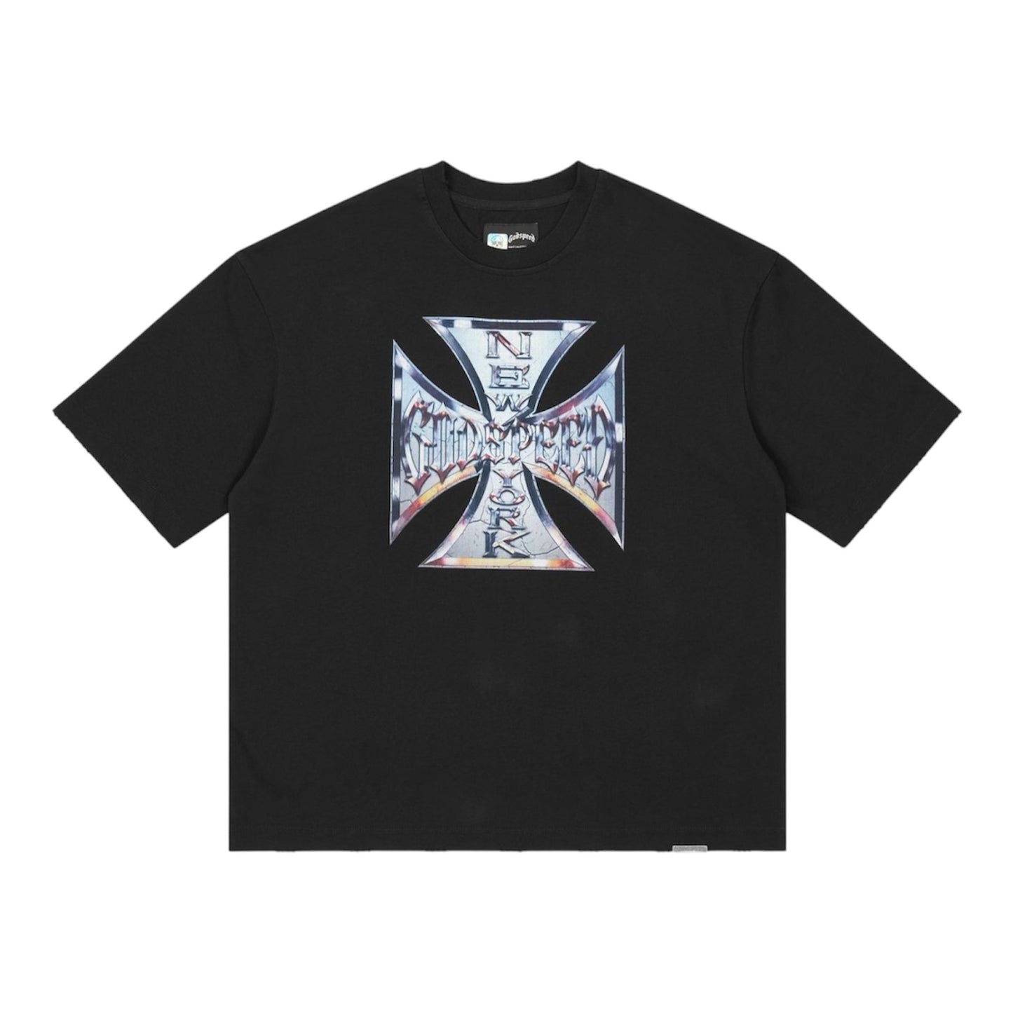 T-Shirt Godspeed Chrome Motto Black