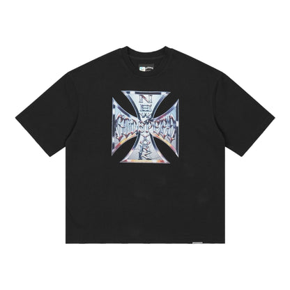 T-Shirt Godspeed Chrome Motto Black